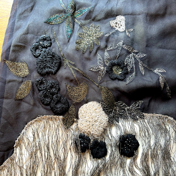 BCBG MaxAzria 100% Silk Maxi Skirt - Picture 5 of 10